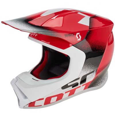 SCOTT 550 Noise ECE Helmet Red/Black